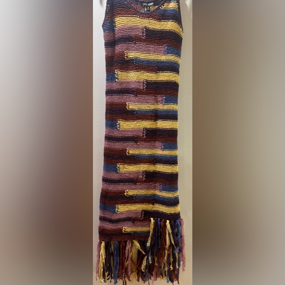 Steve Madden Raya midi dress. Multi color - Picture 5 of 12